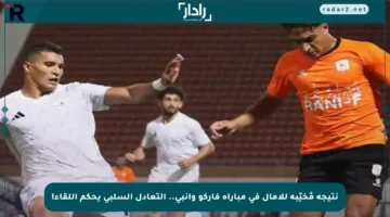 نتيجة مُخيّبة للآمال في مباراة فاركو وإنبي.. التعادل السلبي يحكم اللقاء!
